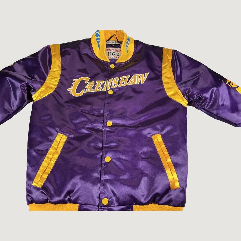 Headgear Classics Kobe Crenshaw Mamba Mentality 8 24 Youth Satin Jacket M